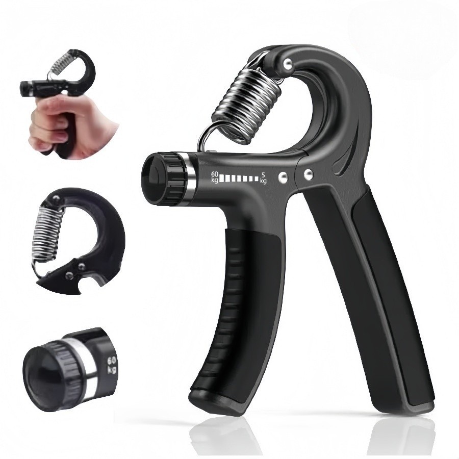 Hand Grip Ajustável Fortalecedor de Mão e Antebraço Treinador de Força Portátil Equipamento de Fitness