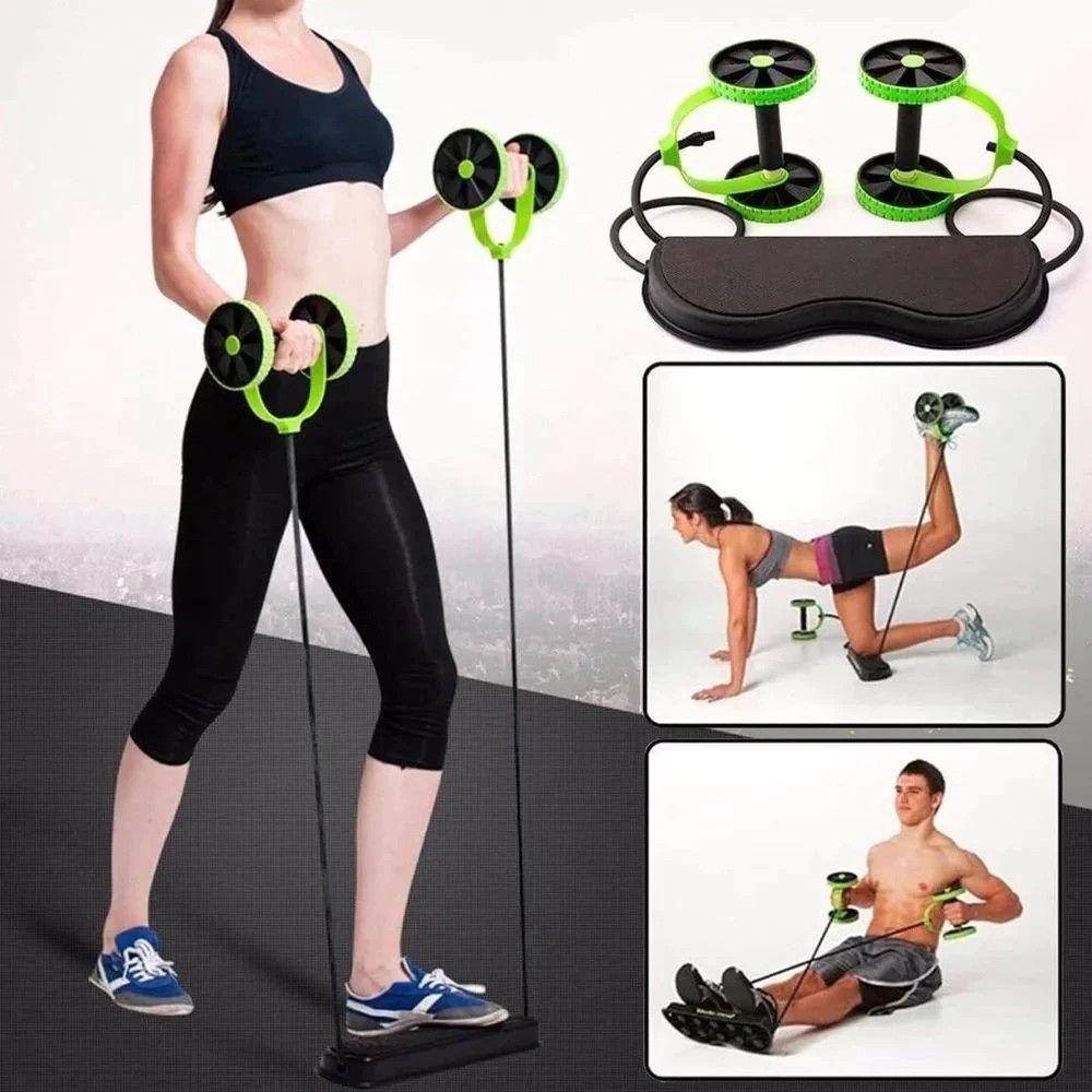 Aparelho Ginástica Portátil Exercitador Fitness Treino Casa Fortalecer Abdômen Barriga Musculação
