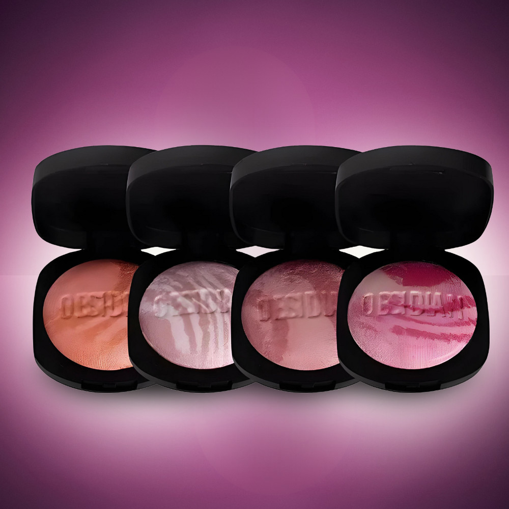 Blush Multifuncional Obsidian Carved In Marble Ruby Rose Versátil Iluminador Sombra Alta Pigmentação