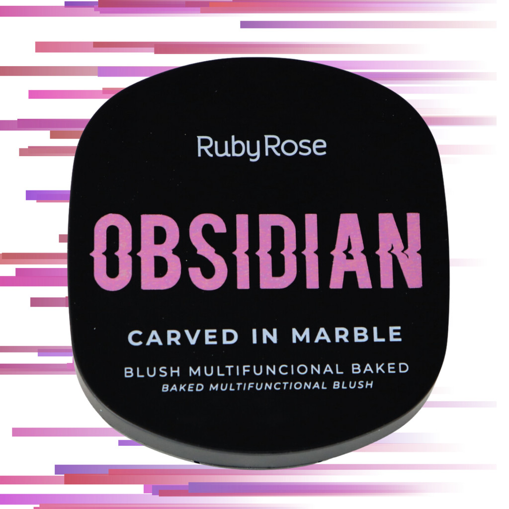 Blush e Iluminador Carved in Marble Linha Obsidian - Ruby Rose