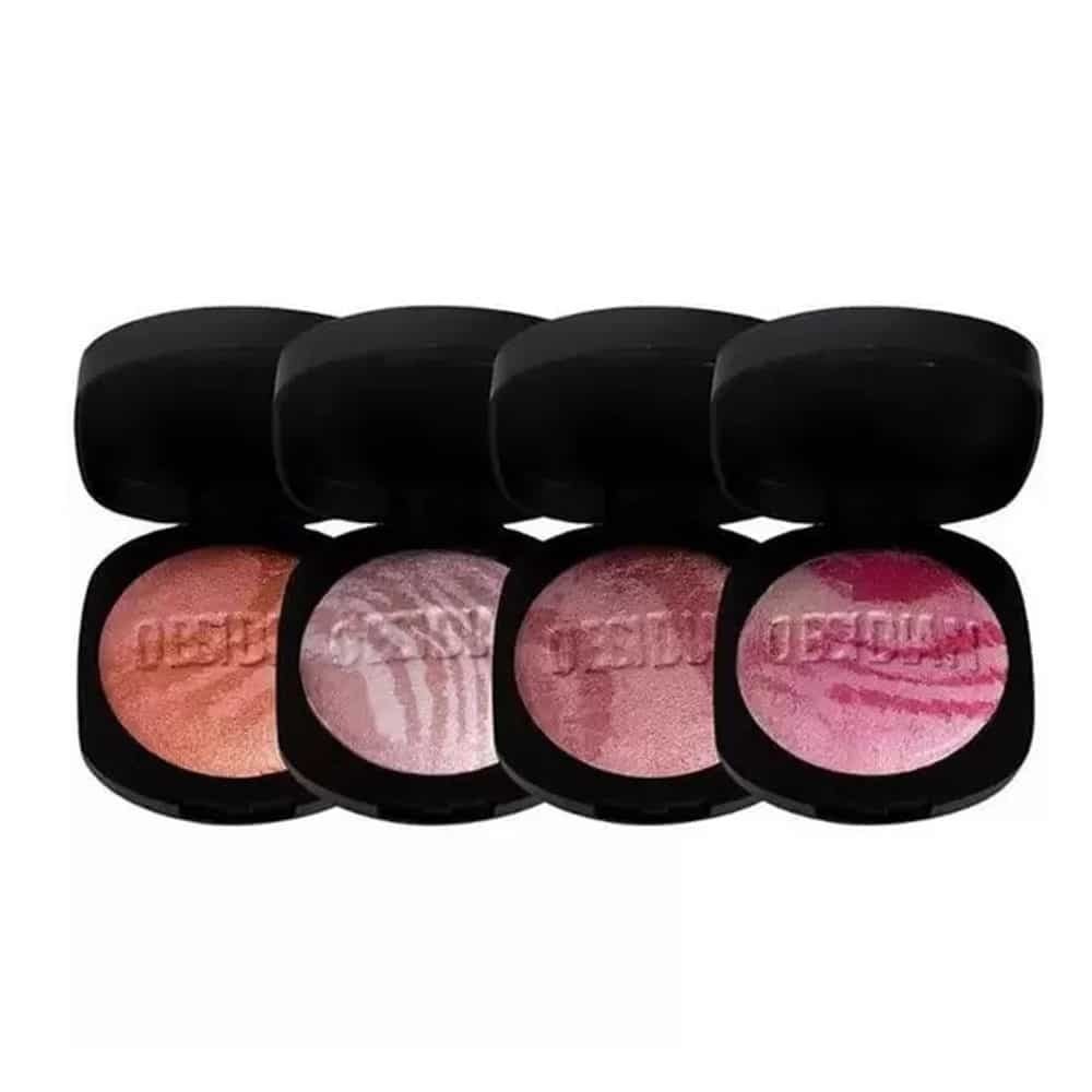 Blush Multifuncional Obsidian Carved In Marble Ruby Rose Versátil Iluminador Sombra Alta Pigmentação