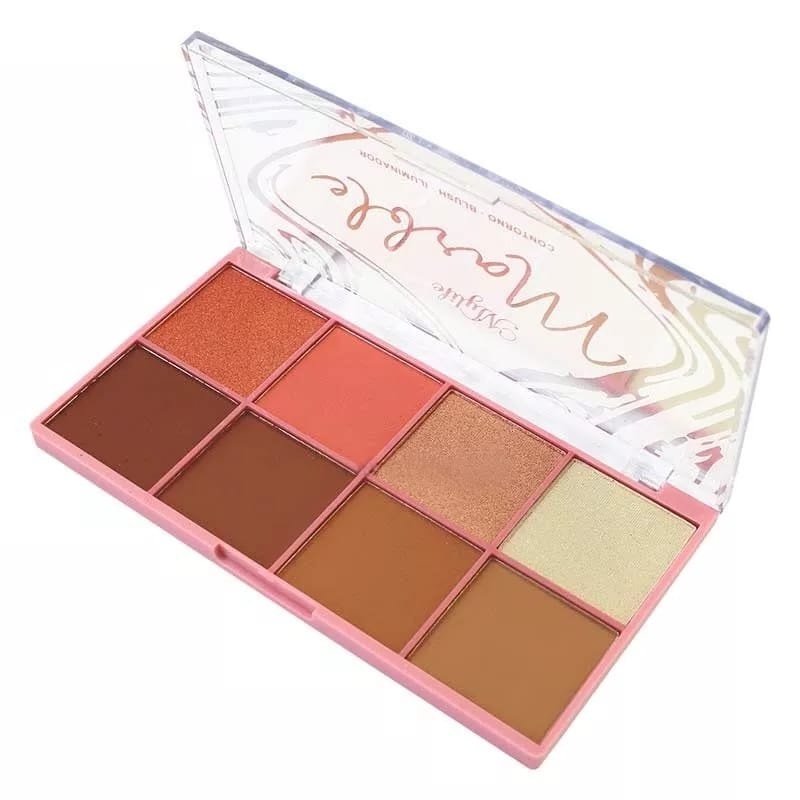 My Life Paleta de Contorno Blush e Iluminador Marble  MY8313