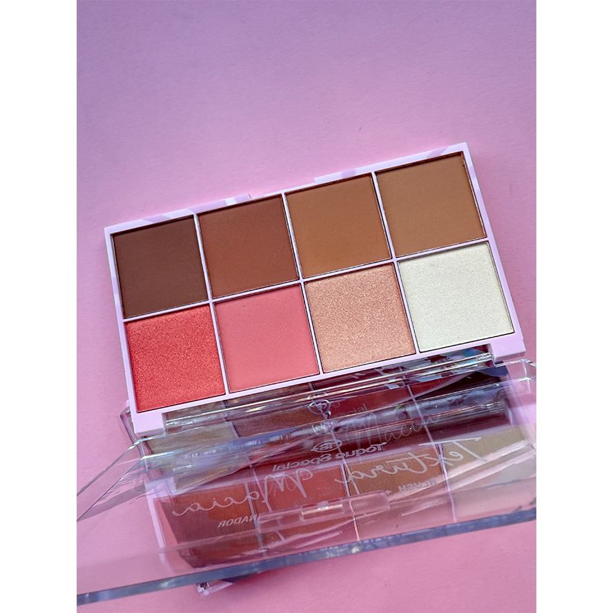 MARBLE - PALETA DE CONTORNO, BLUSH E ILUMINADOR