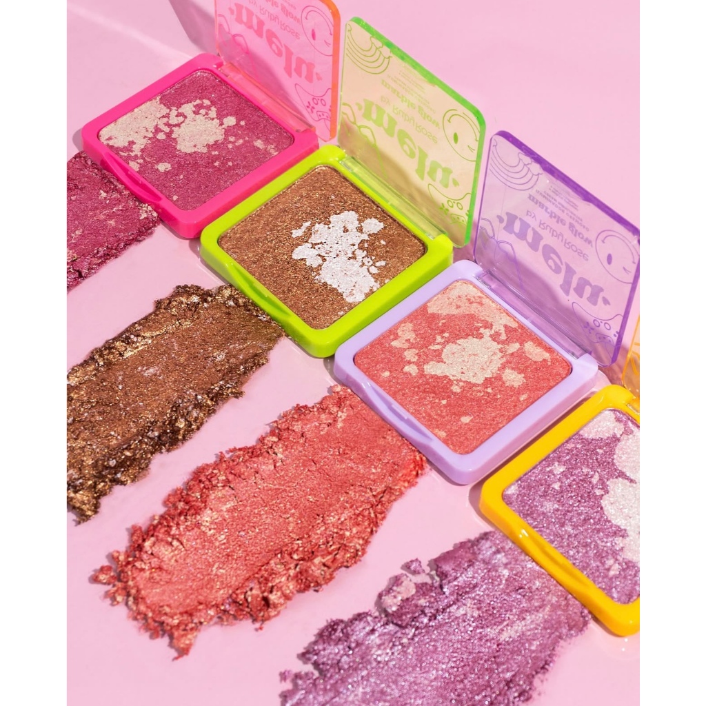 iluminador Cremoso Marble Glow Melu Maquiagem Ruby Rose Blush Marmorizado Brilho