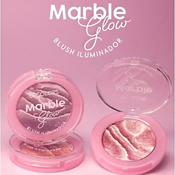 MARBLE GLOW BLUSH ILUMINADOR - SP COLORS