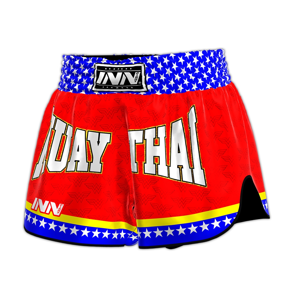 Short Muay Thai Champion Wonder Woman Unissex