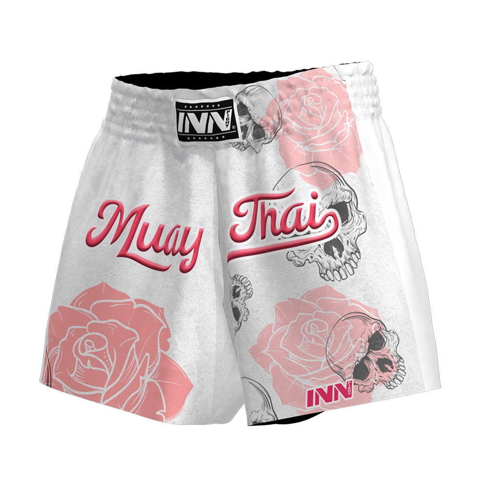 Short Muay Thai Champion Warrior Woman Unissex