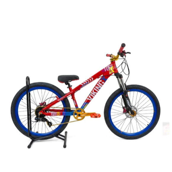 Bicicleta Vikingx Tuff -25 Mulher Maravilha Cubo Barulhento Freio Hidraulico Shimano 8(Wonder Woman)