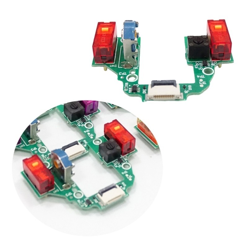 KOKO Mouse Soldado Placa-Mãe De Botão Soldada Com Micro Switches Substituição Para GProX Superlight 2 Gaming