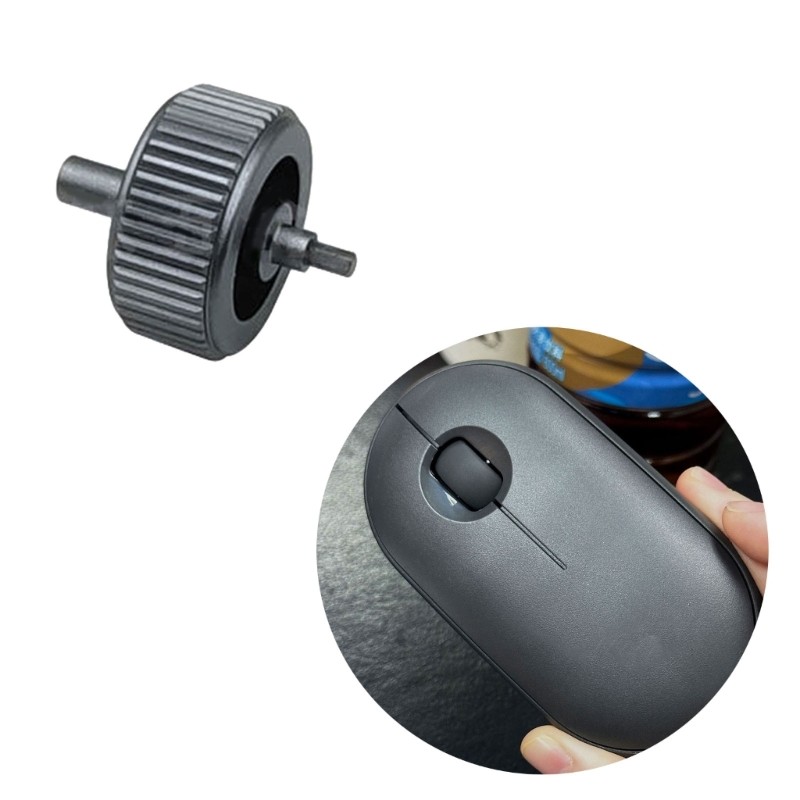 KOKO Liga De Alumínio Mouse Rolagem Roda Polia Rolos Peça Reposição Para Seixo M350 Gaming
