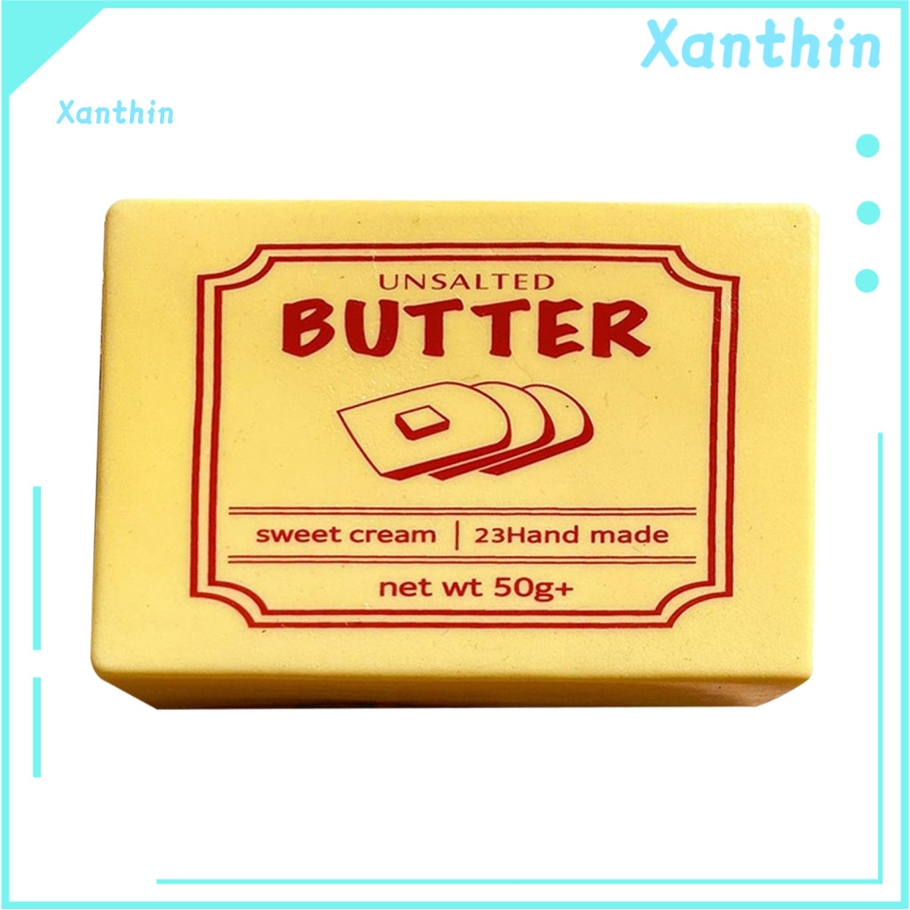 Anxiety Relief Toy Butter Bread Stress Slow Soft Squeeze Ball Realistic Stick for Relaxation Fun Gift Perfect for Kids A