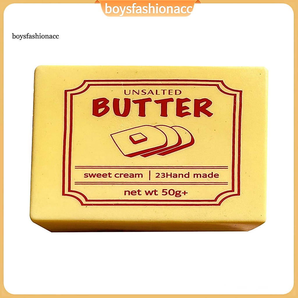 Butter Bread Stress Relief Toy Slow Soft Squeeze Ball Realistic Stick for Anxiety Relaxation Fun Gift Perfect for Kids A