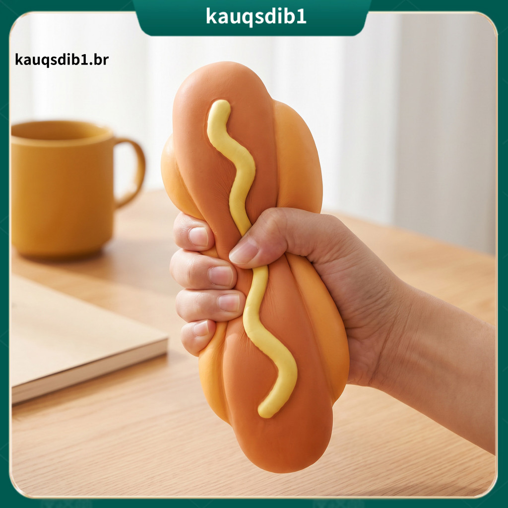 Funny Chicken Gifts for Friends Stress Relief Toys for Adults Giant Hot Dog Squeeze Toy 8.3 – Realistic Slow Ball Soft