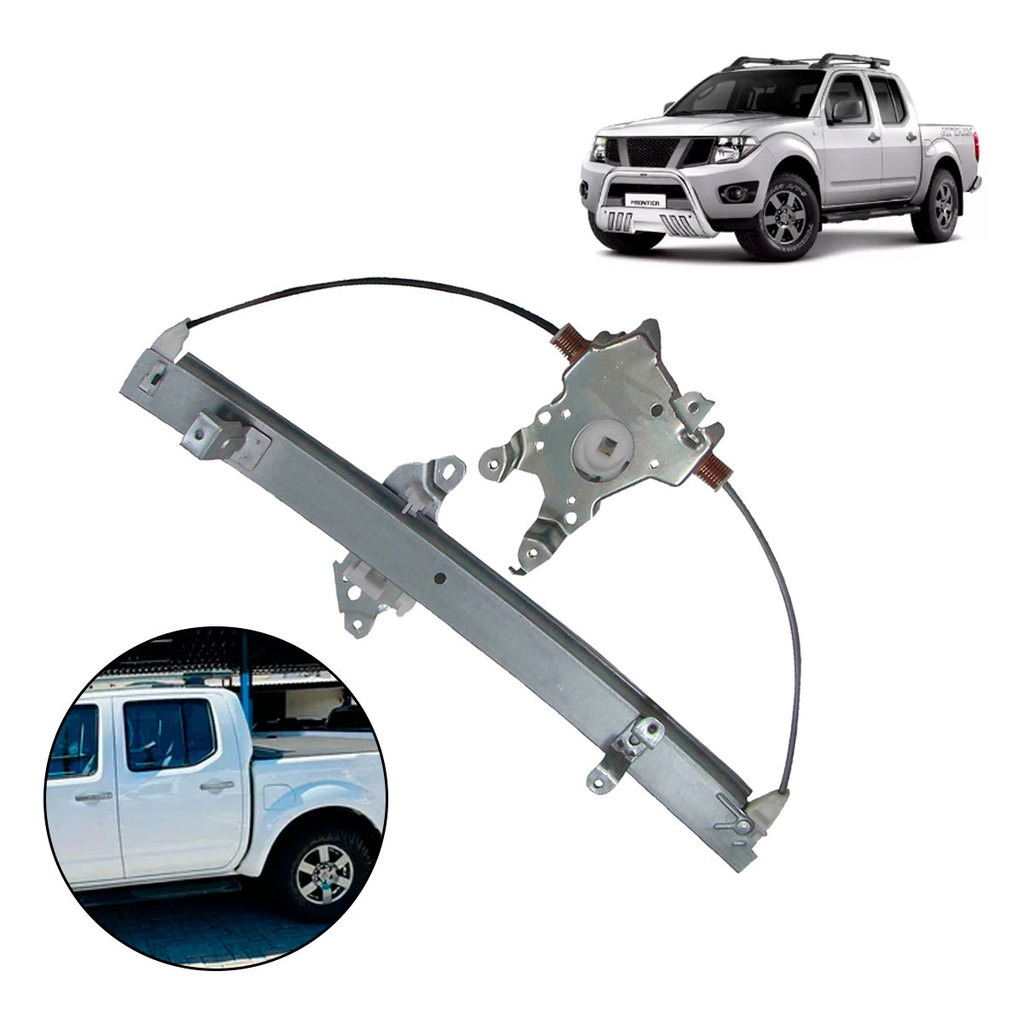 Máquina de Vidro Traseira Esquerda Frontier 2007 a 2019