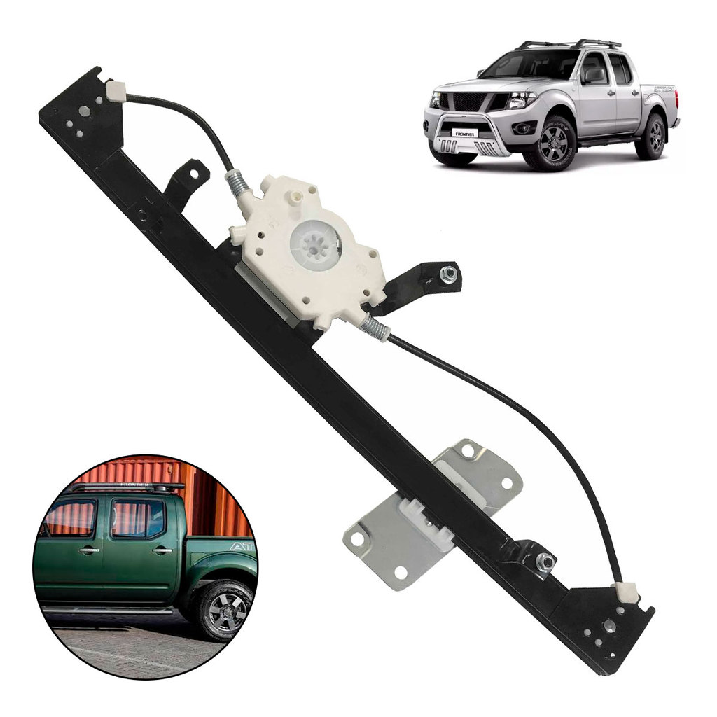 Maquina Vidro Eletrica Traseira Esquerda Frontier 2007 2008 2009 2010 2011 2012 2013 2014 a 2019