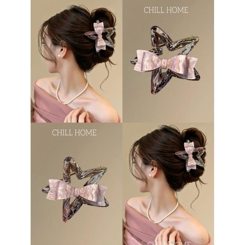 High-End sentido estilo coreano novo estilo arco Grab Clip feminino