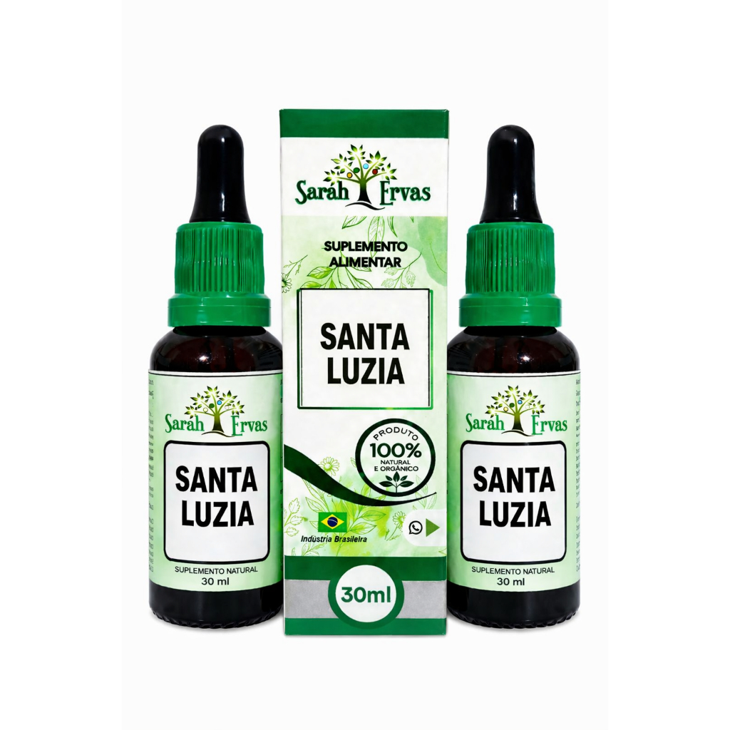 2 EXTRATOS DE ERVA SANTA LUZIA 30 ML (SARAH ERVAS)
