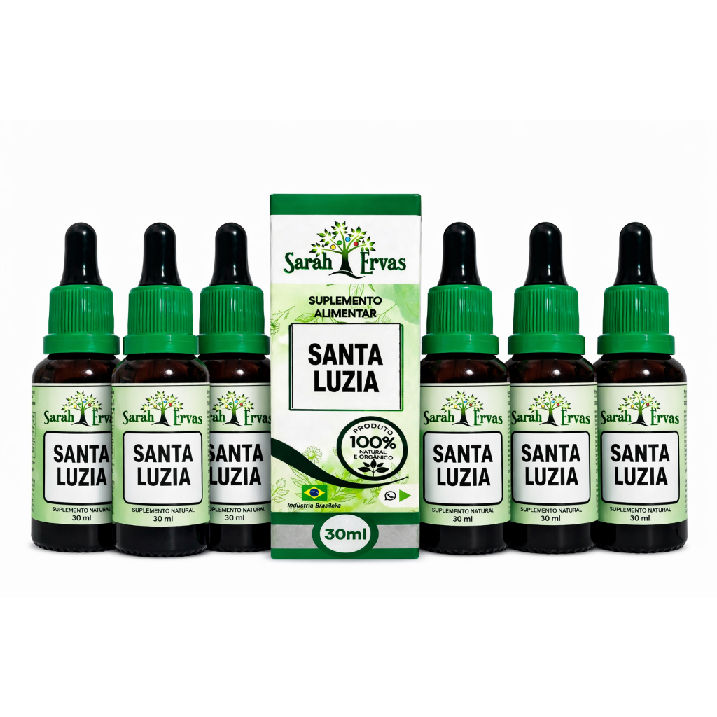 6 EXTRATOS DE ERVA SANTA LUZIA 30 ML (SARAH ERVAS)