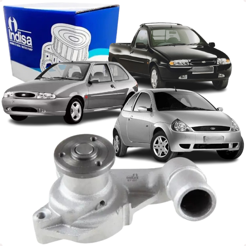 Bomba Dágua Ford Fiesta Courier Ka 1.0 1.3 Motor Endura 1994 1995 1996 1997 1998 1999 2000 Original
