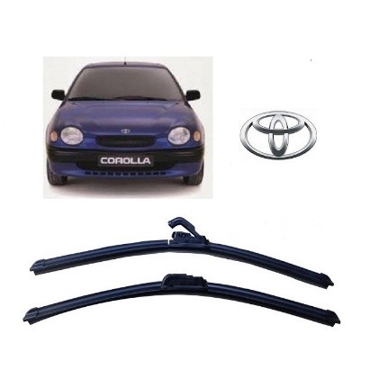 Par Palhetas Limpador De Parabrisa Dianteiro Para Toyota Corolla 1992 1993 1994 1995 1996 1997 1998 1999 2000 2001