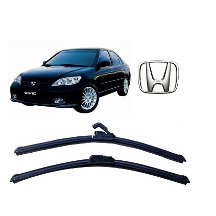 Par Palhetas Limpador De Parabrisa Dianteiro Honda Civic 1991 1992 1993 1994 1995 1996 1997 1998 1999 2000