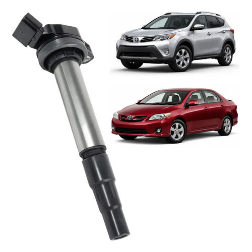 Bobina Ignição 4 Pinos Toyota Corolla Rav4 Prius 1.8 2.0 16V 1ZZFBE 2ZRFBE 3ZRFE 2008 2009 2010 2011 2012 2013 2014