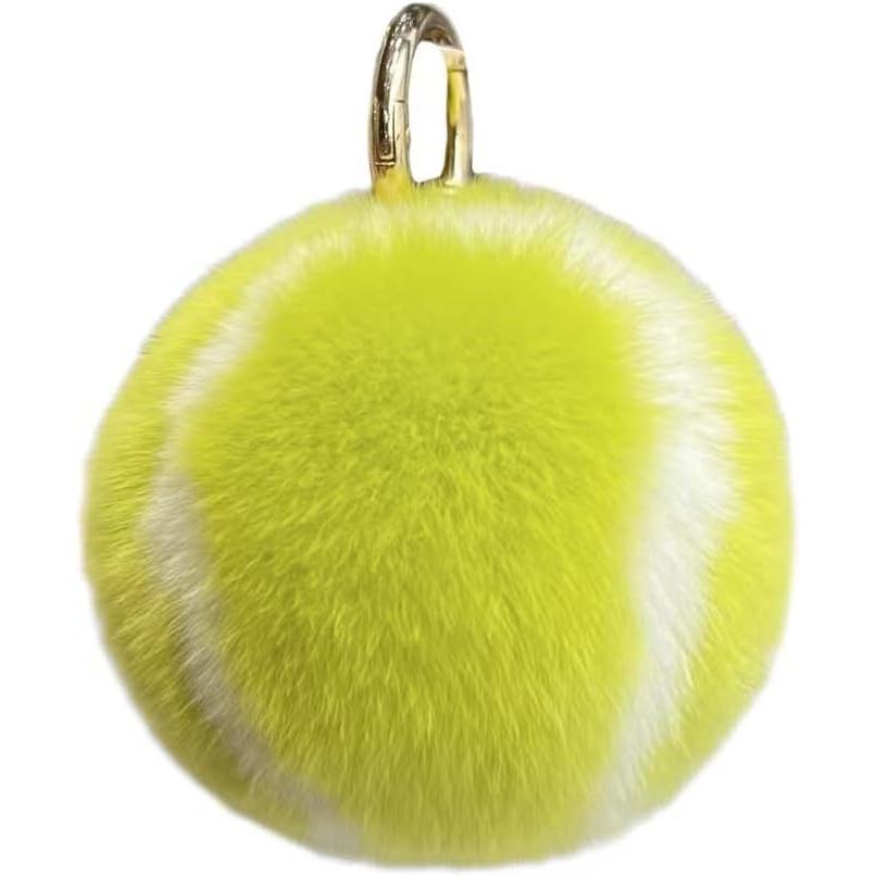 Chaveiro de Bola de Tênis Macia, Acessório para Mochila e Bolsa, Presente de Aniversário para Mulheres e Homens, Lembran