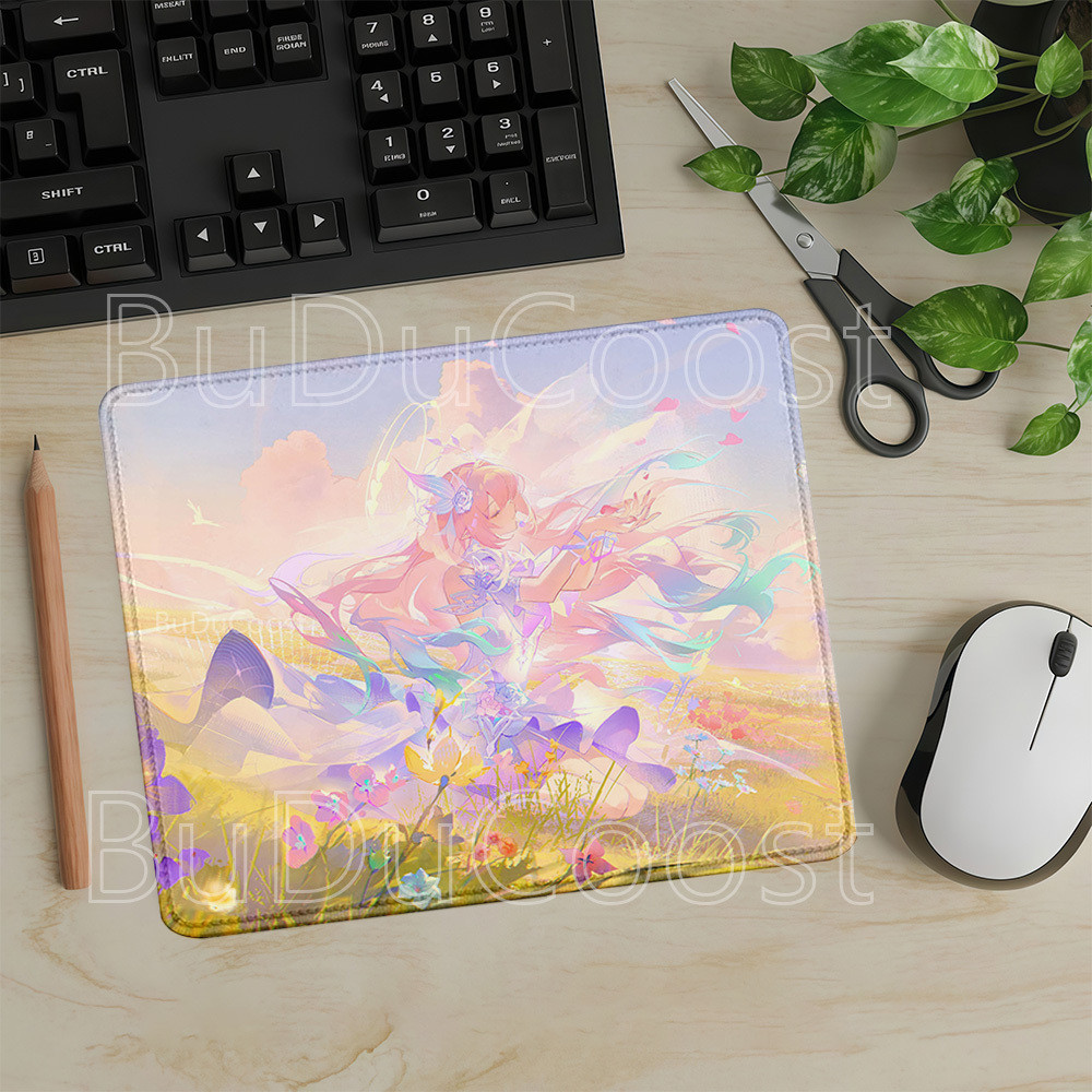 Tamanho Pequeno Mouse Pad Impressão HD Cyrene Honkai Estrela Ferroviário PC Gaming Mousepad overlock Borracha Anime Escr