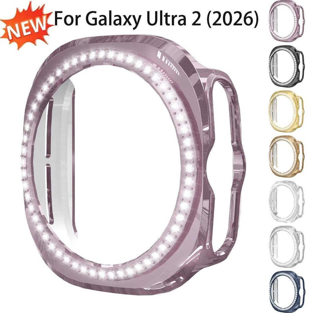 Capa Bling Diamond Para Samsung Galaxy Ultra2 (2026) 47mm Protetora Ultra 2026 Moldura Anti-Queda