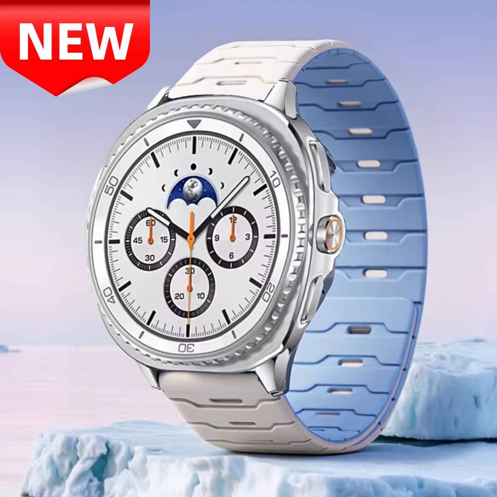 Pulseira Magnética Para Galaxy Watch9 40mm Watch 8 44mm 8 Clássico 46mm Esportiva Samsung Ultra2 47mm Ultra 2025