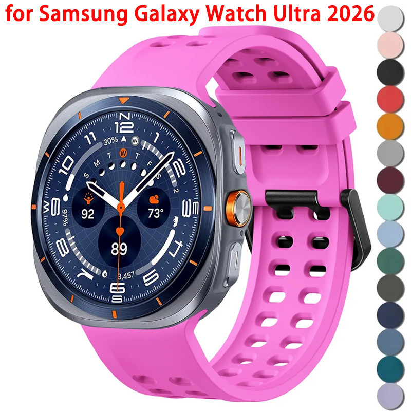 Pulseira De Silicone Para Samsung Galaxy Watch Ultra2 2026 Esportiva Ultra 47mm 2025