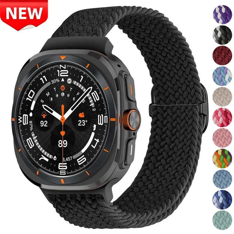 Pulseira Trançada Para Samsung Galaxy Watch Ultra2 47mm 2026 Náilon Tecer correa Banda ultra 2025/2024 47mm Cinto