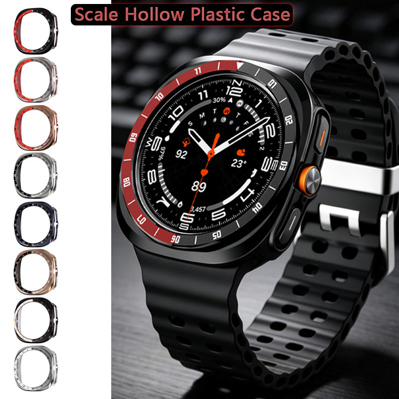 Capa Rígida Oca Para PC Samsung Galaxy Watch Ultra2 2026 Protetora Meia watch9 Ultra 2 2026 Smartwatch Antiarranhões