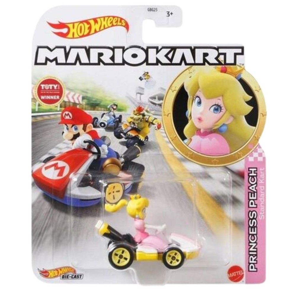 Hot Wheels Mario Kart Peach Standard 1:64 Mattel ok