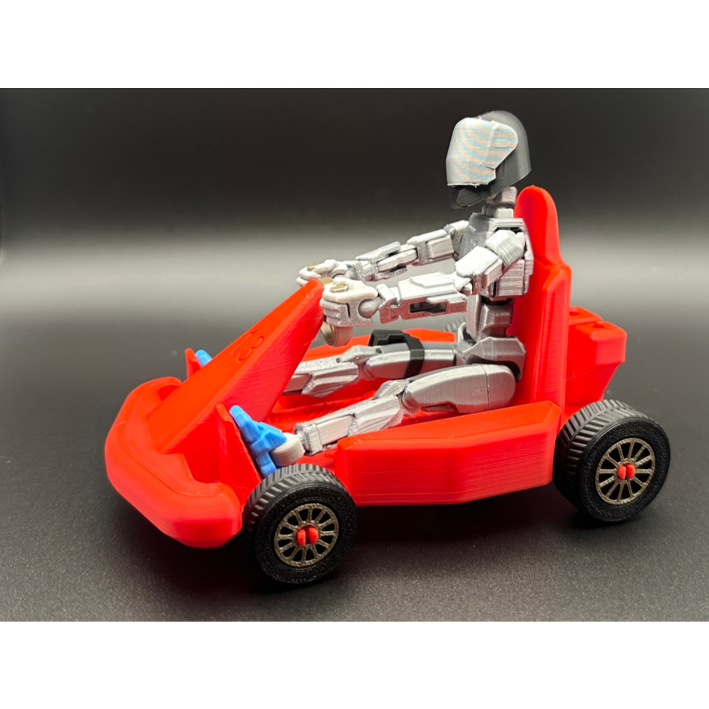 Carro para Dummy 13 Kart Acessórios Dummy 13 - Impressão 3D