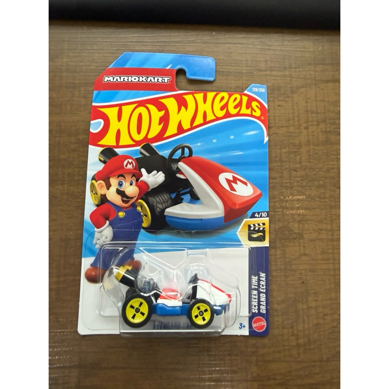 Miniatura Carrinho Hot Wheels Standard Kart Mario
