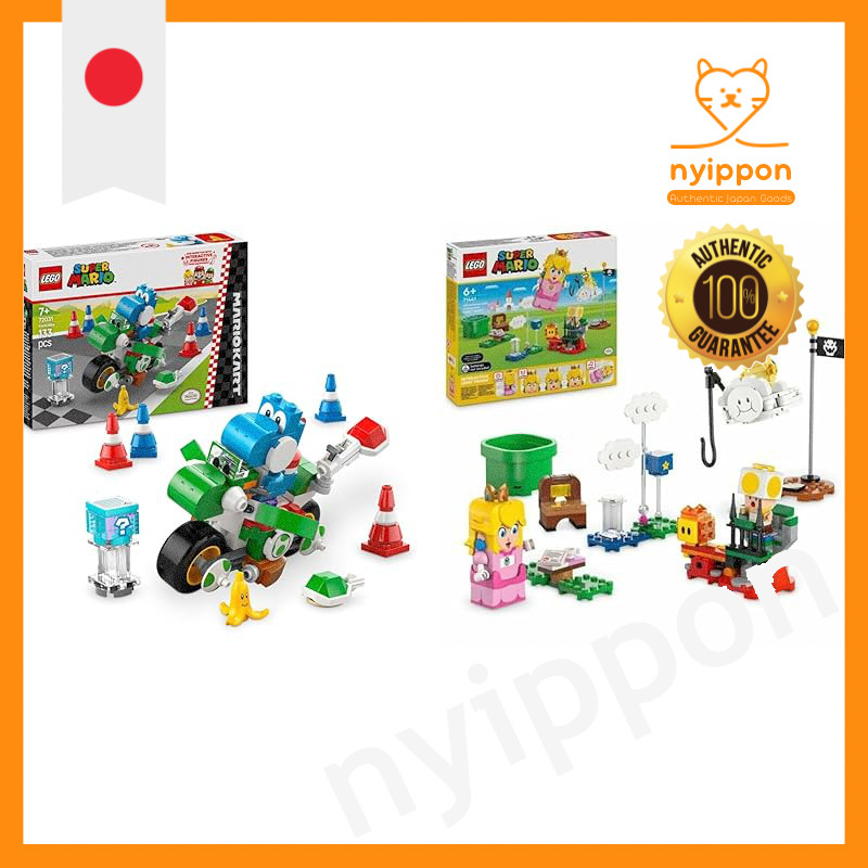 LEGO Super Mario Mario Kart - Yoshi Bike Toy, Gift for Kids, Ages S, M, L, Mario Merchandise, Game 72031

LEGO Super Mar