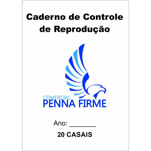 Caderno De Controle De Reprodução - 20 Casais