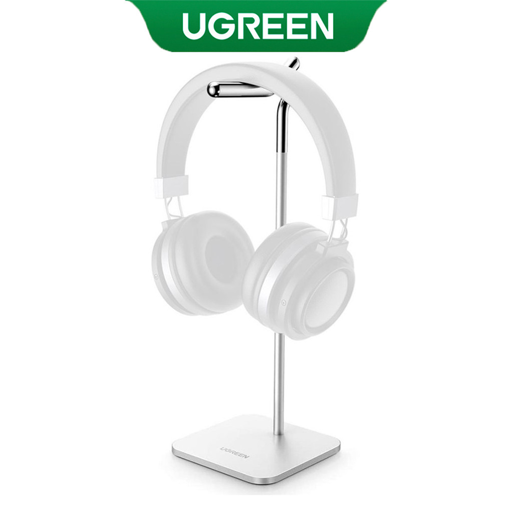 UGREEN Suporte de Mesa em Metal para Fone de Ouvido Prata