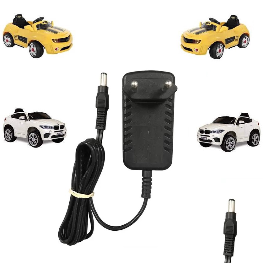 Carregador Para Camaro e BMW P/ Bateria De 6 Volts Brinquedos Bandeirante Carro Elétrico Com Pino
