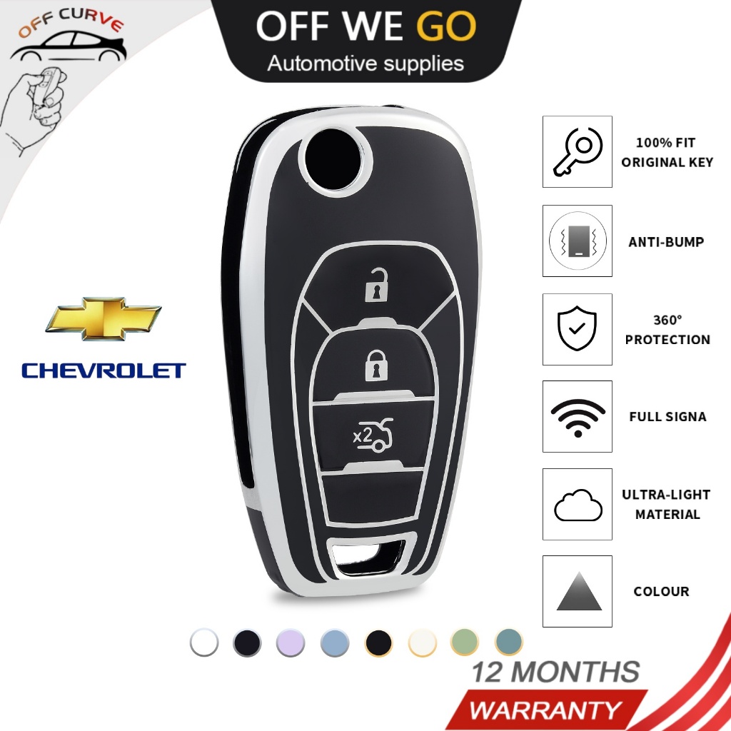 Nova Capa De Chave De Carro Dobrável Fob Shell Para chevrolet Spark Sonic Camaro Volt Parafuso Trax Malibu Cruze-styling Fibra De Carbono