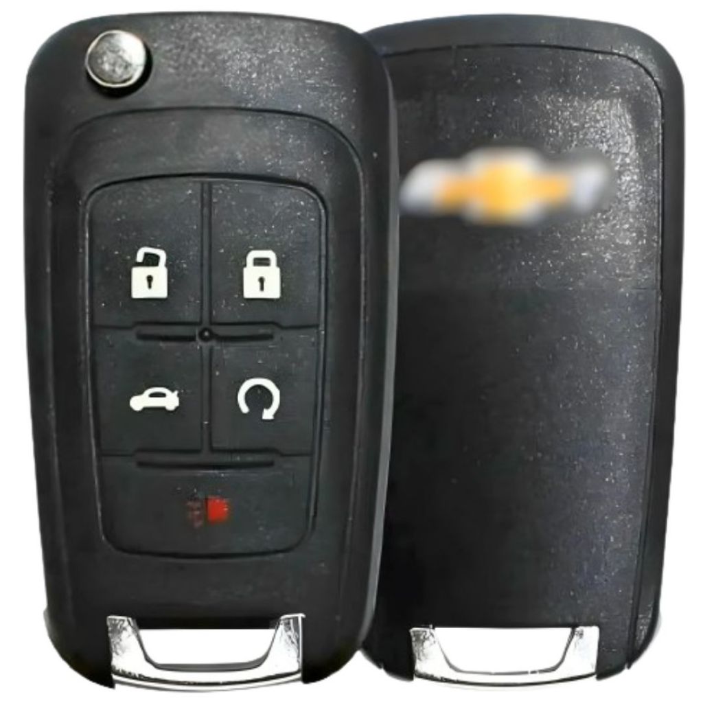 Carcaça Chave Canivete Camaro Cruze Sonic Nova Tracker Equinox 5 Botões 2008 2009 2010 2011 2012 2013 2014 2015 2016 2017 2018