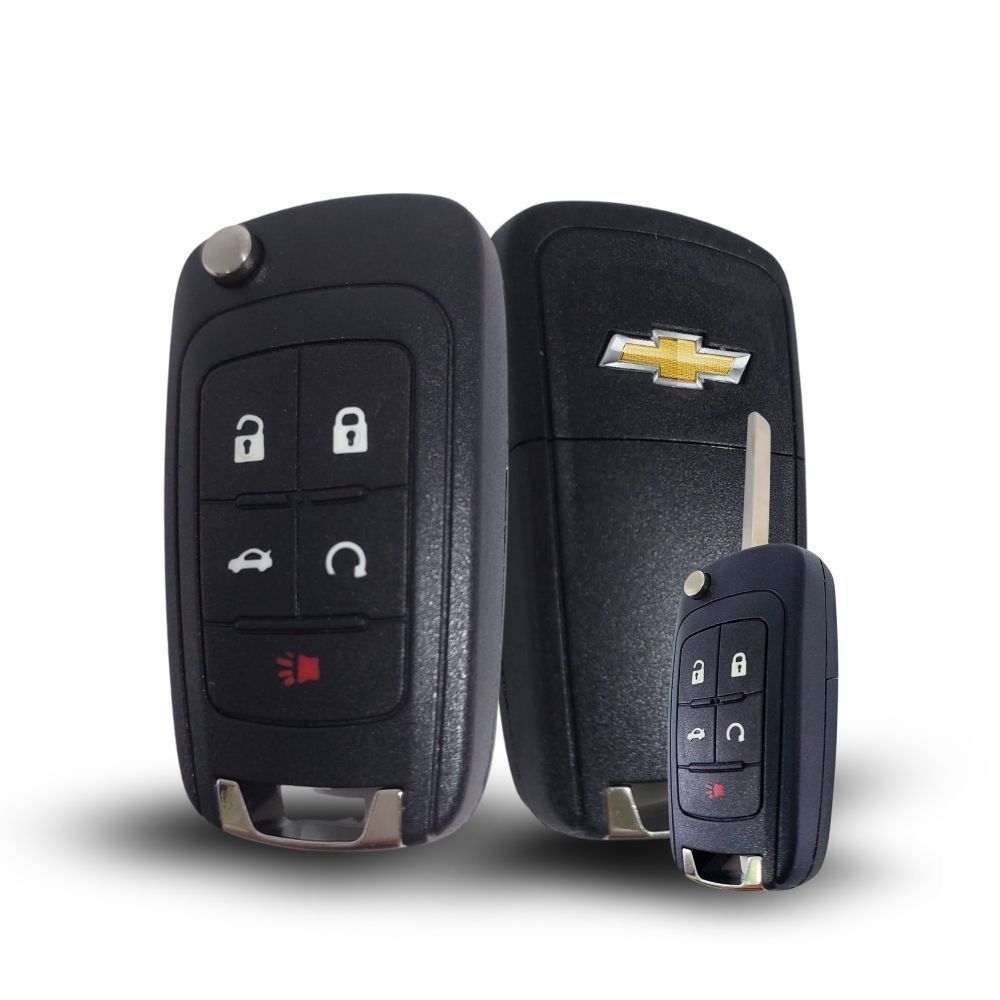 Chave Canivete GM Camaro, Cruze, Sonic, Onix 5 Botões