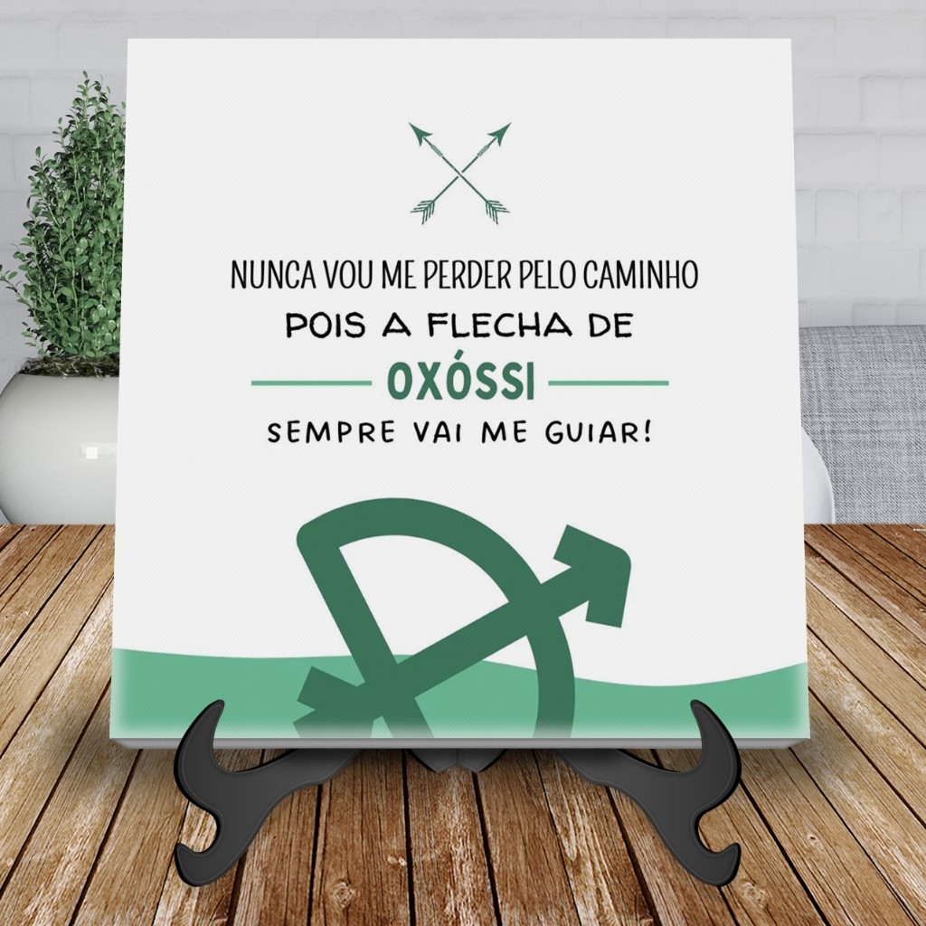 Azulejo Decorativo Oxossi Orixás Frases Meu Ori