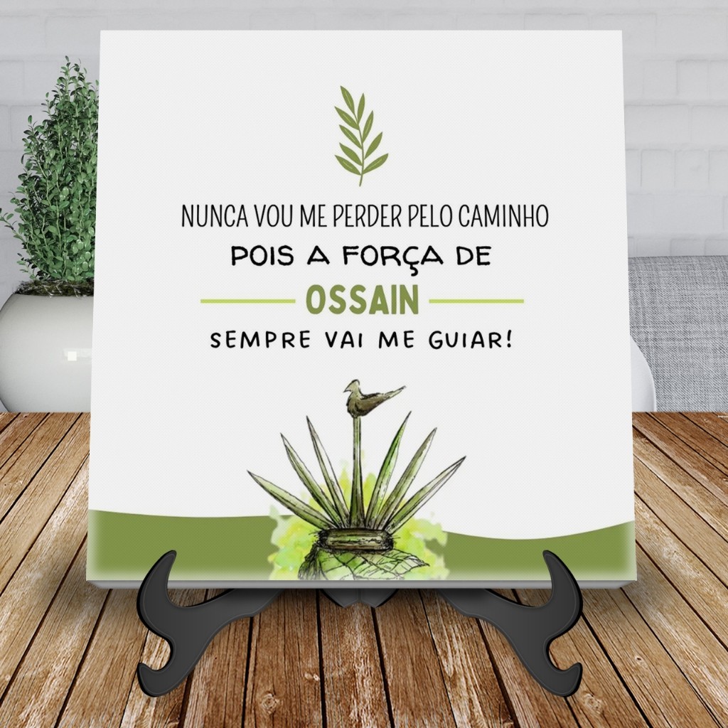 Azulejo Decorativo Ossain Orixás Frases Meu Ori
