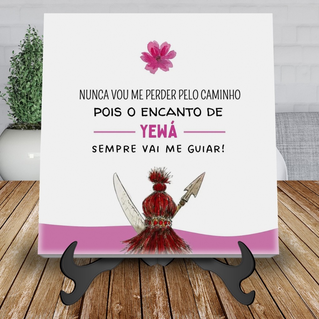Azulejo Decorativo Yewa Orixás Frases Meu Ori