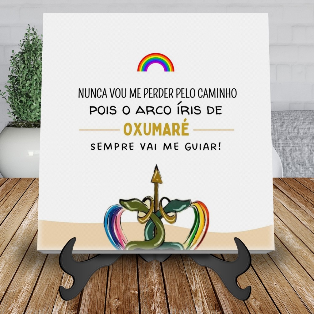 Azulejo Decorativo Oxumaré Orixás Frases Meu Ori