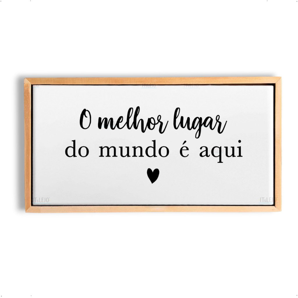 Azulejo Decorativo Frase 