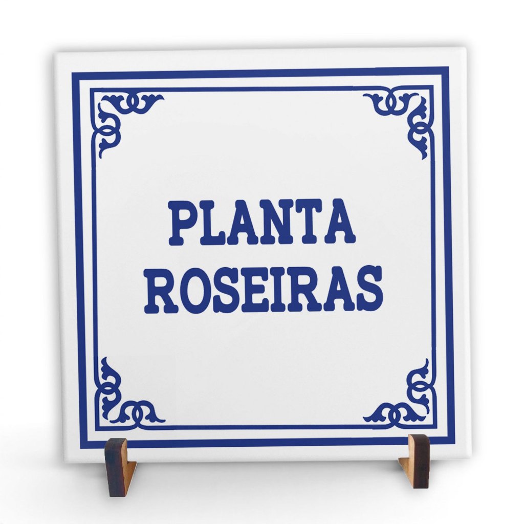 Azulejo Decorativo com a Frase 