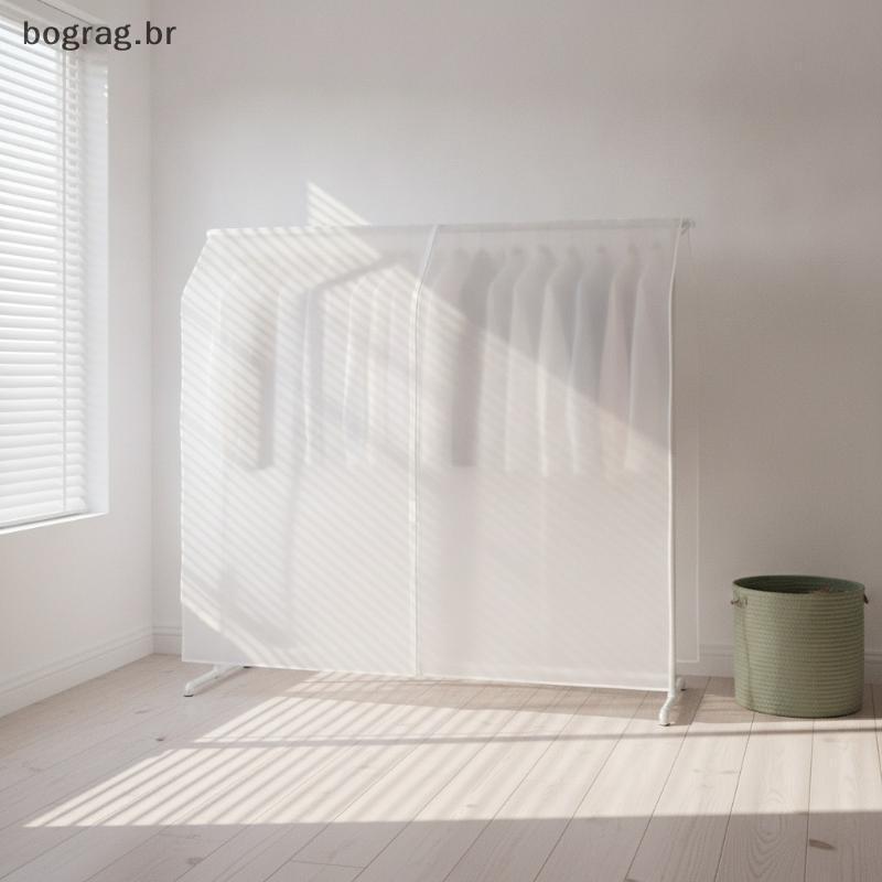 bograg Translúcido Impermeável À Prova De Poeira Roupas Penduradas Saco De Vestuário Organizador De Armazenamento De Gua